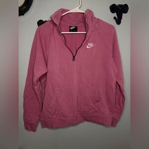 Nike Pink Quarter Zip Up